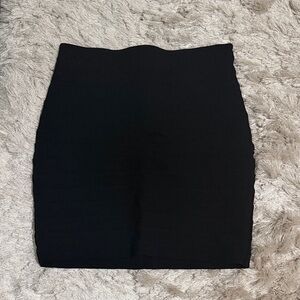 Express Black Mini Skirt